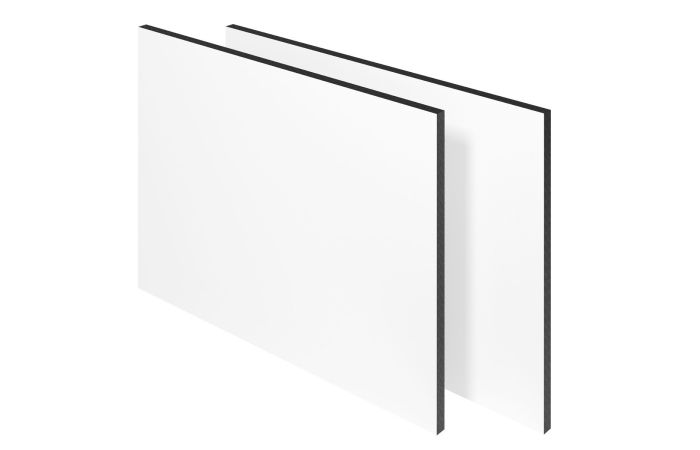 Blauwschild HPL plaat wit (Ral 9016)