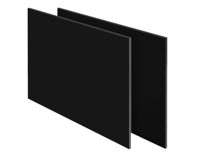 Blauwschild ACP Print 3050mm x 1500mm x 4mm Black 0,20mm - op maat met rest